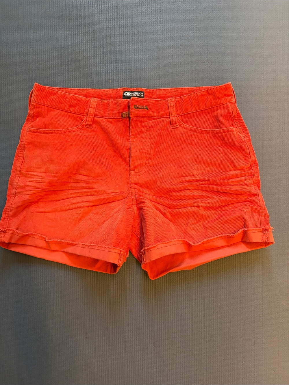 Outdoor Research Women's Bright Red Corduroy Shorts